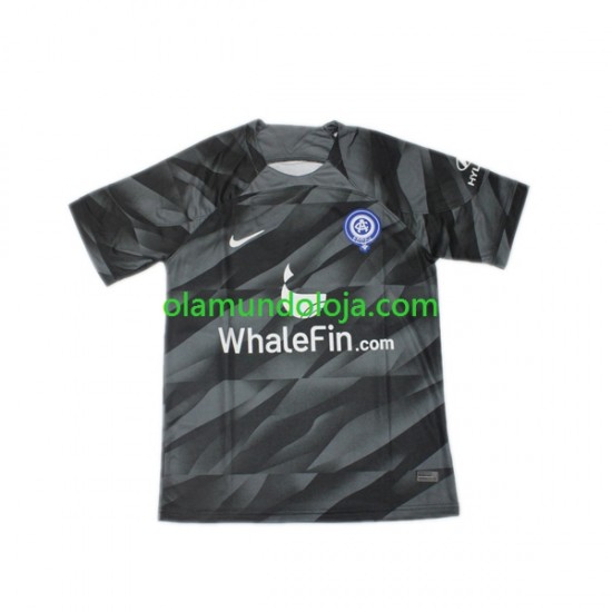 Camisola Atlético Madrid JAN OBLAK 13 Guarda-redes Criança Equipamento Primeiro 2023-2024 Manga Curta